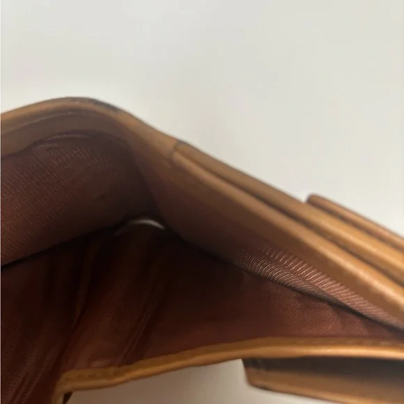 Celine Tan and Brown Unisex Wallet - Picture 5 of 5